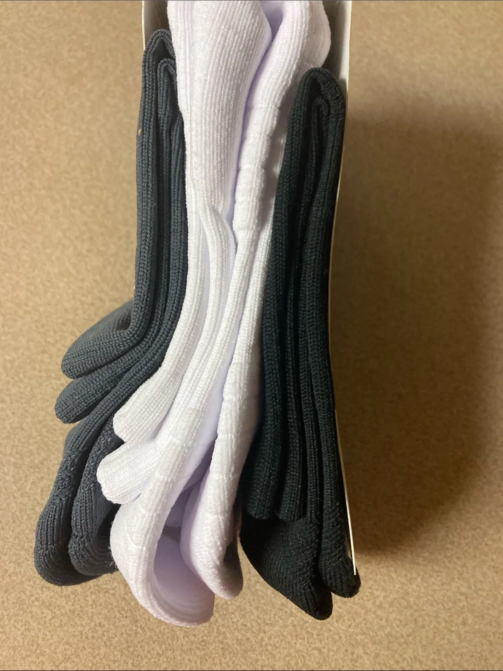 Hanes Moves Women's gray black and white mid Crew Socks - Impact Zone